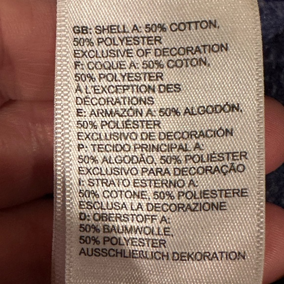 The North Face Logo Women’s Pullover Hoodie Blue Size Medium - Picture 4 of 4